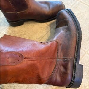 Men's Brown Leather Boots